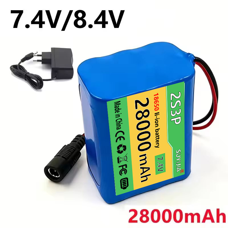 Fishing Boat Navigation Light - 8.4V 28Ah 2s3p 18650 リチウム電池、7.4V 8.4V