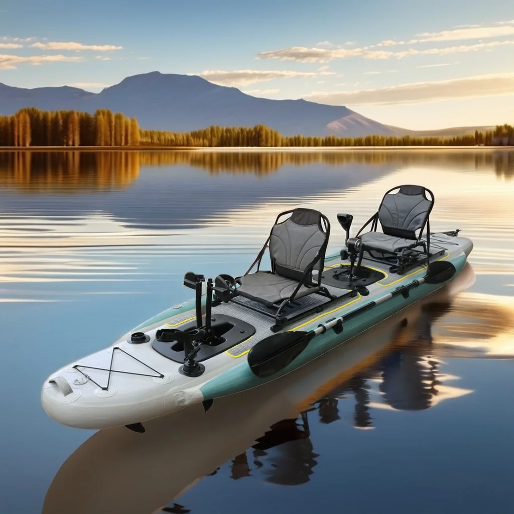 14フィート インフレータブル フィッシング カヌー ボート - Fishing Boat Seat のレビューと価格