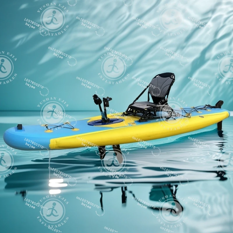 カスタムロゴ入りインフレータブルペダルカヤック1人乗りスポー - Fishing Boat Inflatable のレビューと価格